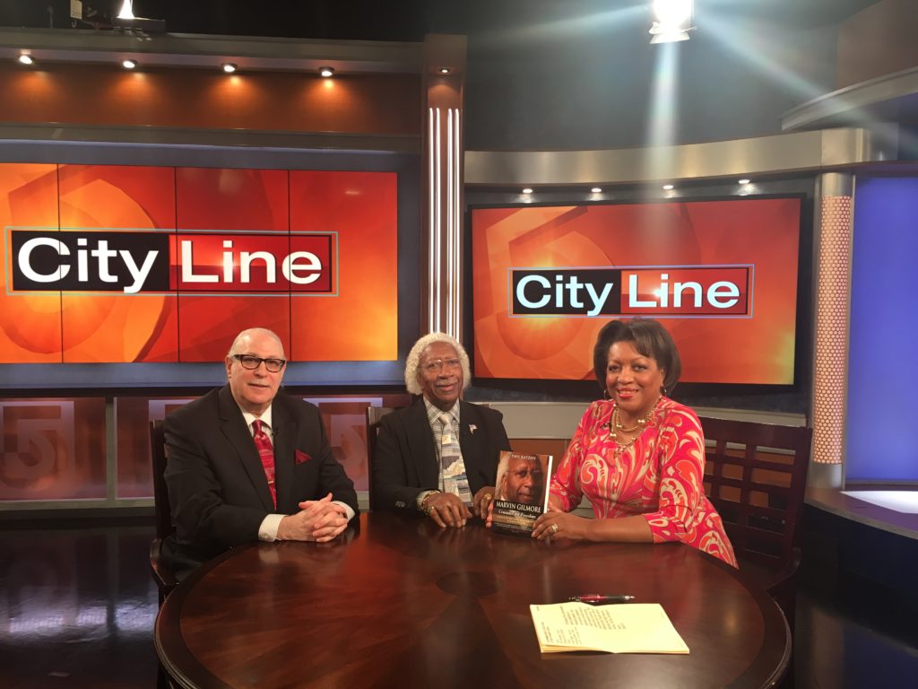 Paul (left), Marvin and "CityLine" host Karen Holmes Ward